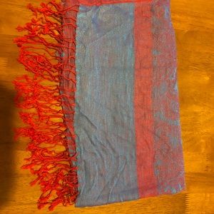 Blue/Red Scarf